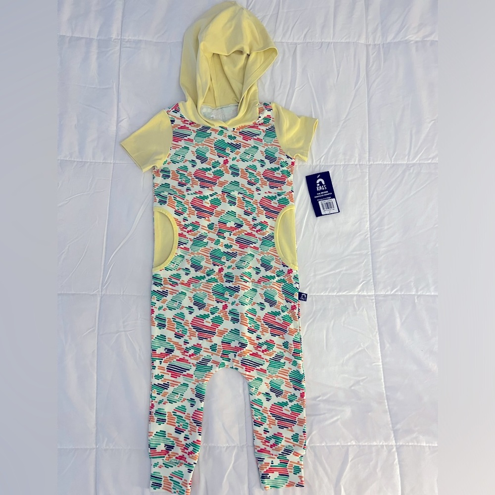 Rags to raches short sleeve romper